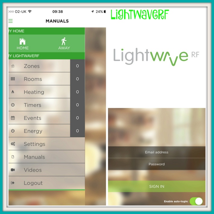 LightwaveRF app