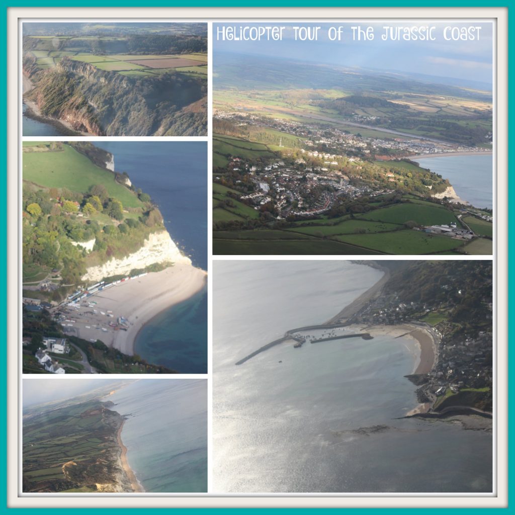 helicopter-tour of the Jurassic Coast