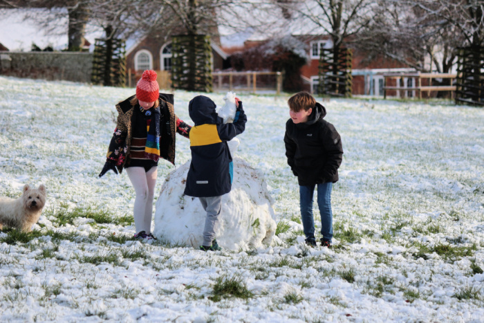 Snowman Building