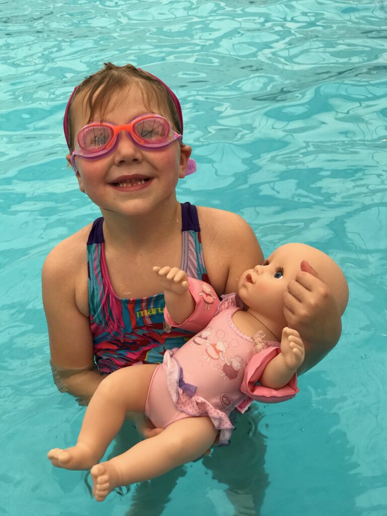 Baby annabell deals swimming doll