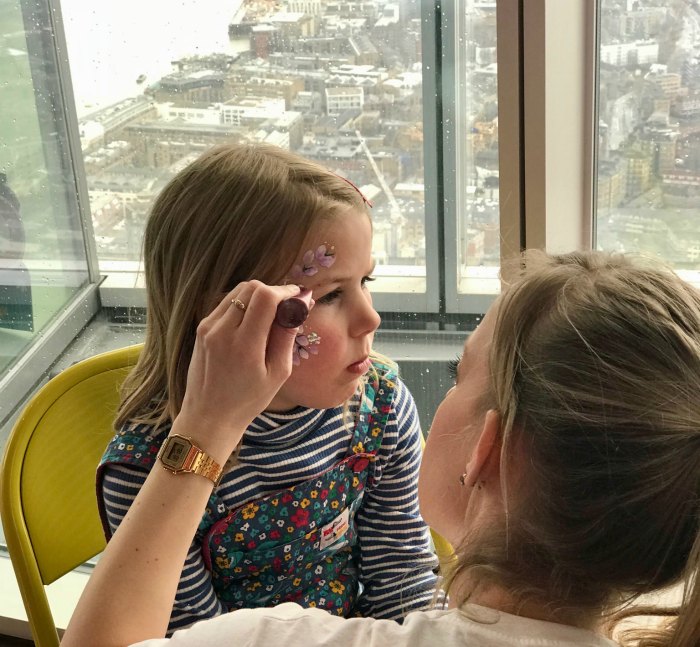 Facepainting the Shard