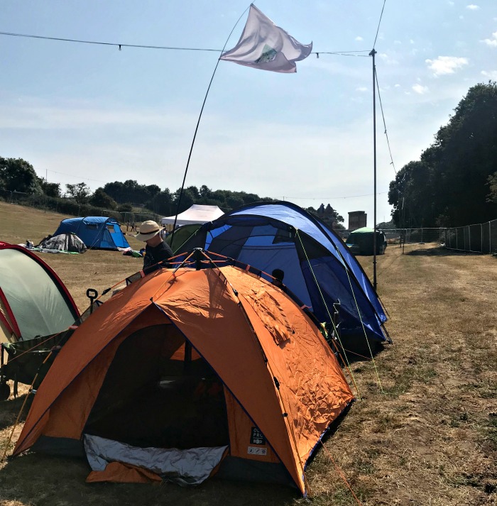 Camp Bestival Tent