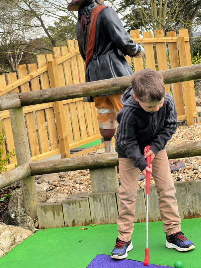 Pirate Adventure Mini Golf at Weymouth Sea Life Centre